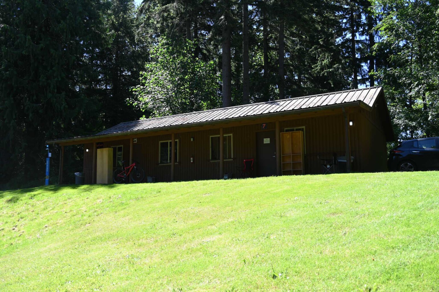 camp cabin.