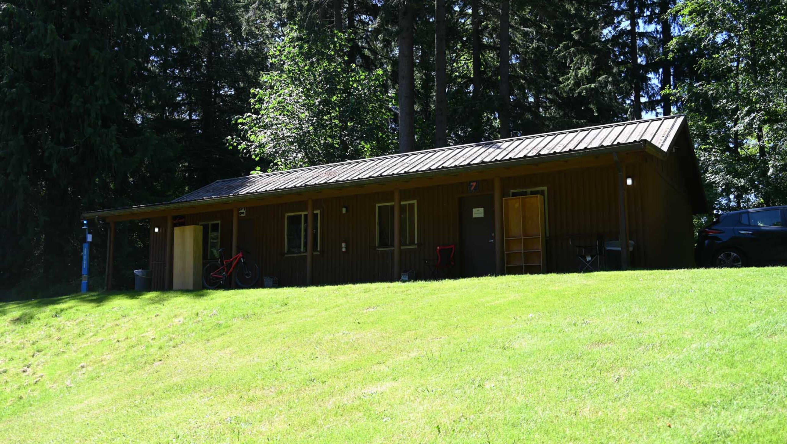 camp cabin.